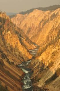 Parece um quadro, mas é o inacreditável Grand Canyon de Yellowstone, no Yellowstone National Park, em Wyoming, nos Estados Unidos